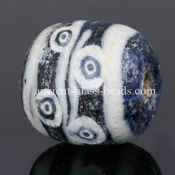 Mosaic cane eye bead 64EA