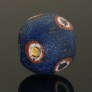Ancient Roman bead with gold foil mosaic eye 285EA
