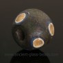 Ancient Roman bead with gold foil mosaic eye 281EAa
