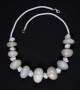 Ancient Roman chalcedony necklace