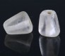 Two ancient Roman rock crystal beads